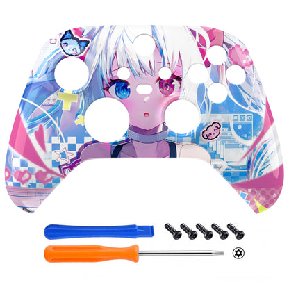 eXtremeRate Xbox Series X&Sコントローラー用交換フロントハウジングシェル【ミウ】