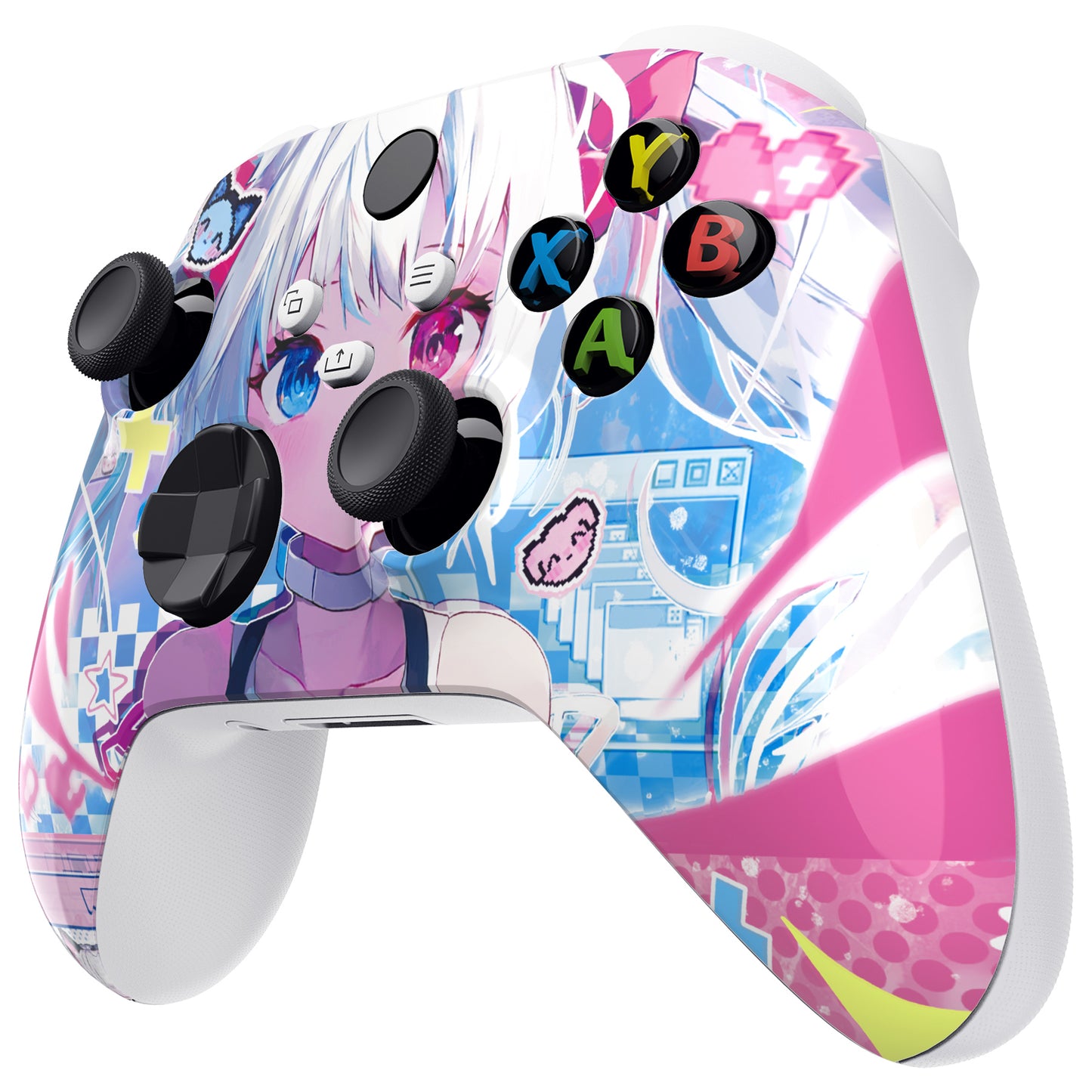 eXtremeRate Xbox Series X&Sコントローラー用交換フロントハウジングシェル【ミウ】