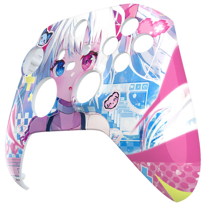 eXtremeRate Xbox Series X&Sコントローラー用交換フロントハウジングシェル【ミウ】