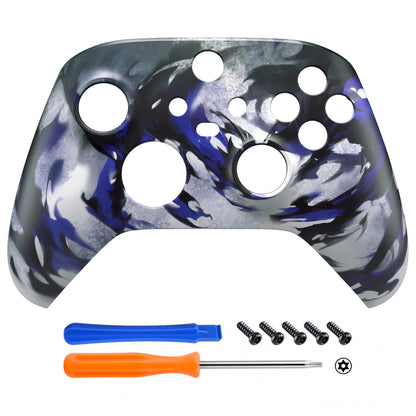 eXtremeRate Xbox Series X&Sコントローラー用交換フロントハウジングシェル【シャドウマジック】