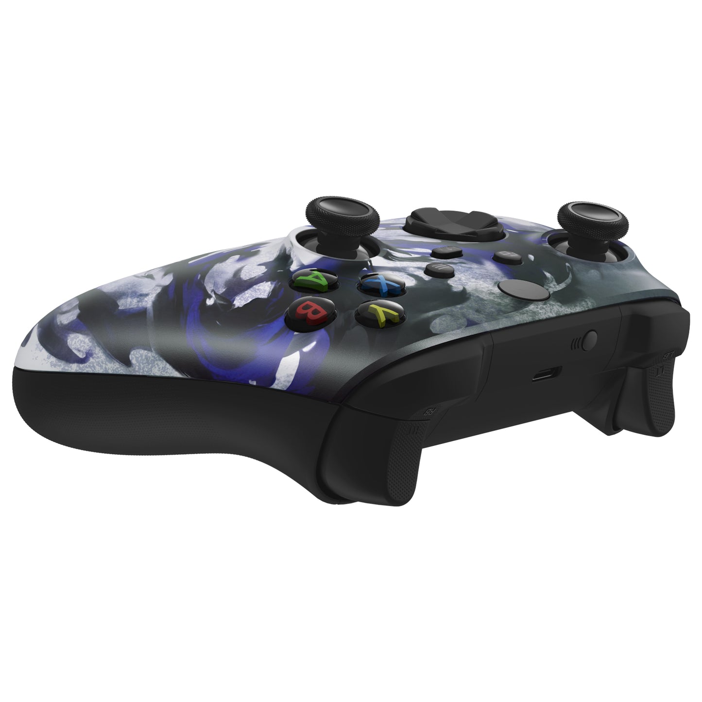 eXtremeRate Xbox Series X&Sコントローラー用交換フロントハウジングシェル【シャドウマジック】