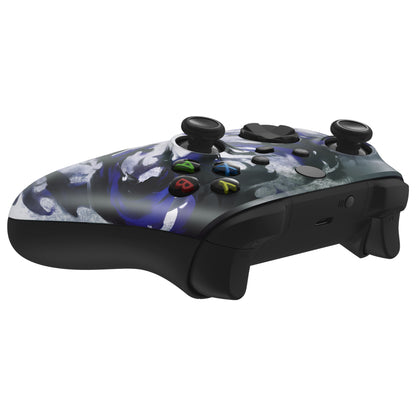 eXtremeRate Xbox Series X&Sコントローラー用交換フロントハウジングシェル【シャドウマジック】