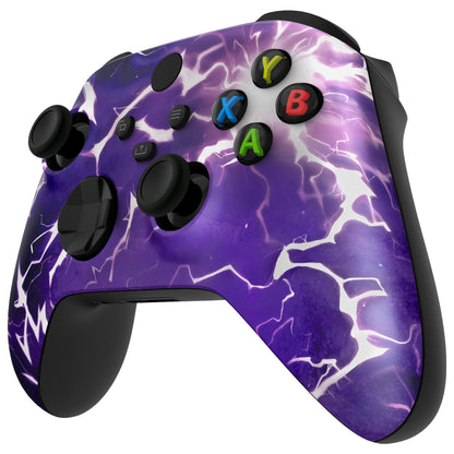 eXtremeRate Xbox Series X&Sコントローラー用交換フロントハウジングシェル【サンダーマジック】