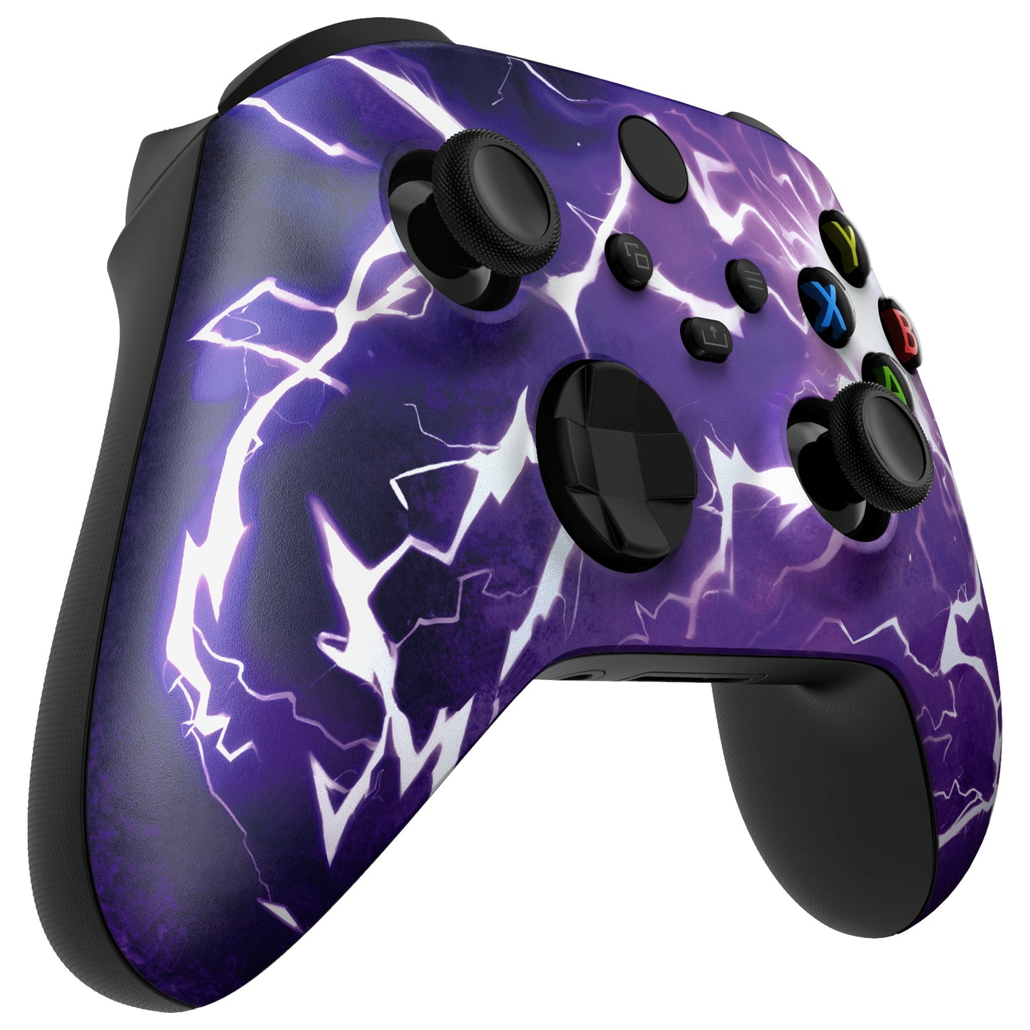 eXtremeRate Xbox Series X&Sコントローラー用交換フロントハウジングシェル【サンダーマジック】