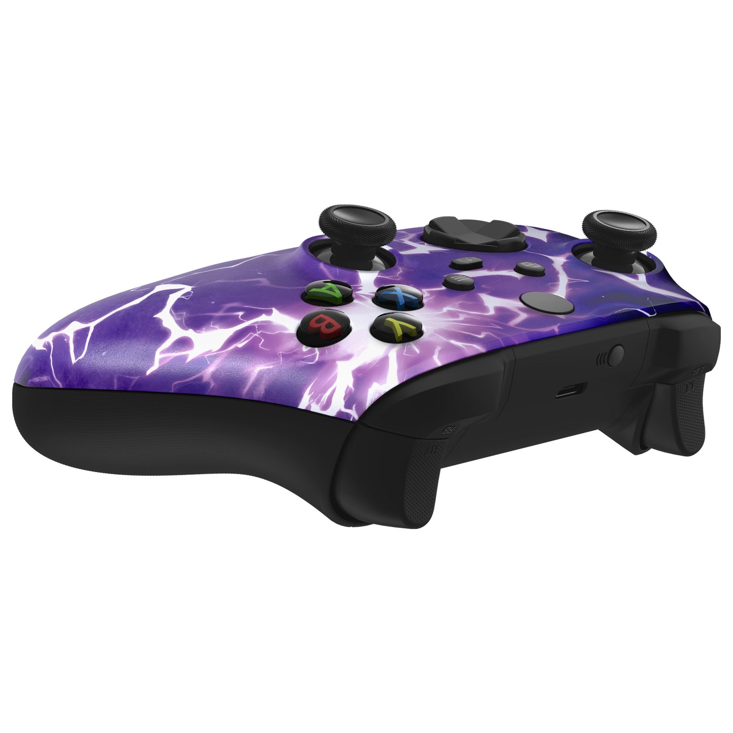 eXtremeRate Xbox Series X&Sコントローラー用交換フロントハウジングシェル【サンダーマジック】