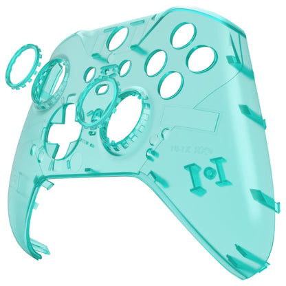 eXtremeRate Xbox One Elite Series 2&Elite 2 Coreコントローラー（モデル1797）用交換フロントハウジングシェルケース＆アクセントリング【エメラルドグリーン】