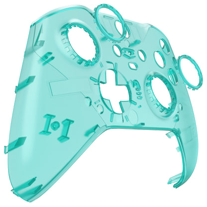 eXtremeRate Xbox One Elite Series 2&Elite 2 Coreコントローラー（モデル1797）用交換フロントハウジングシェルケース＆アクセントリング【エメラルドグリーン】