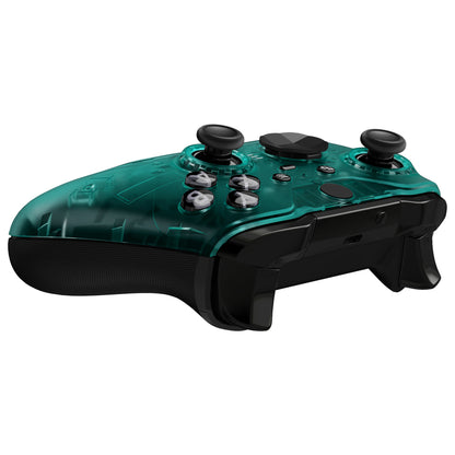 eXtremeRate Xbox One Elite Series 2&Elite 2 Coreコントローラー（モデル1797）用交換フロントハウジングシェルケース＆アクセントリング【エメラルドグリーン】