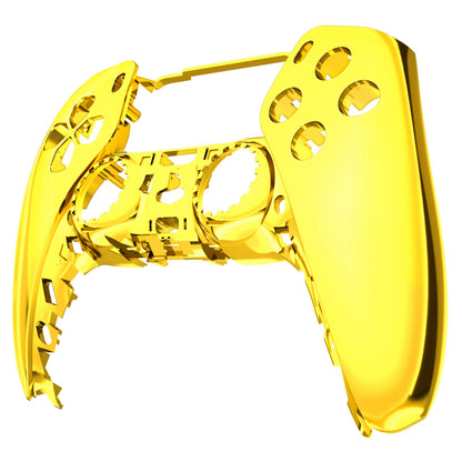 eXtremeRate PS5コントローラーBDM-010/020/030/040/050対応交換対応用フロントハウジングシェル【クロームゴールド】