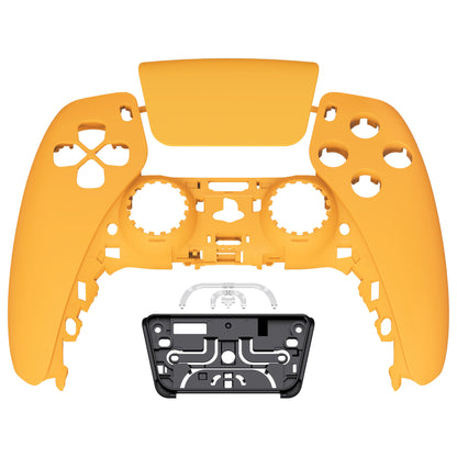 eXtremeRate PS5コントローラーBDM-010/020/030/040/050/060対応交換対応用フロントハウジングシェル＆タッチパッド【イエロー】
