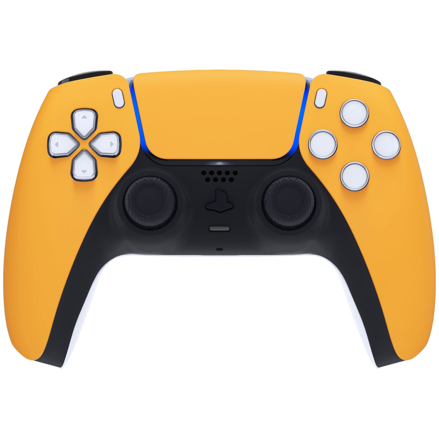 eXtremeRate PS5コントローラーBDM-010/020/030/040/050/060対応交換対応用フロントハウジングシェル＆タッチパッド【イエロー】