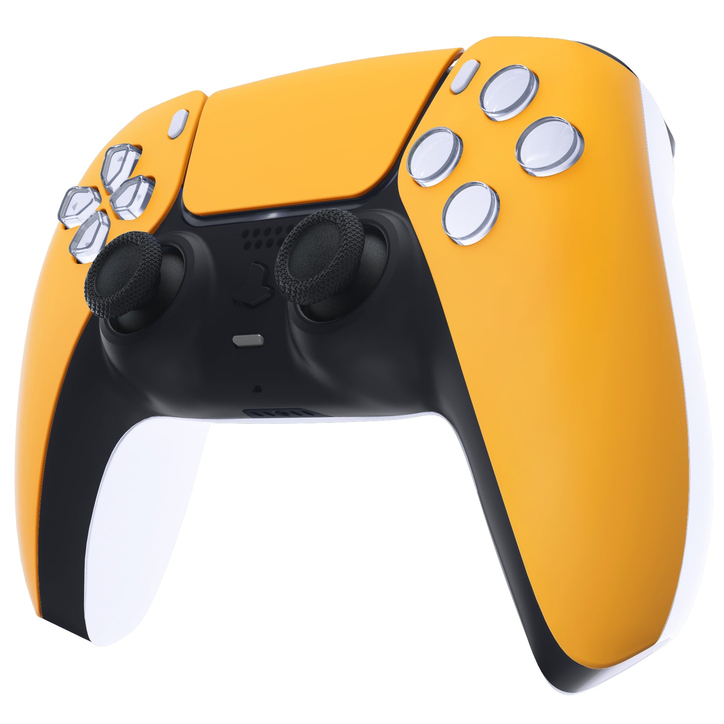 eXtremeRate PS5コントローラーBDM-010/020/030/040/050/060対応交換対応用フロントハウジングシェル＆タッチパッド【イエロー】