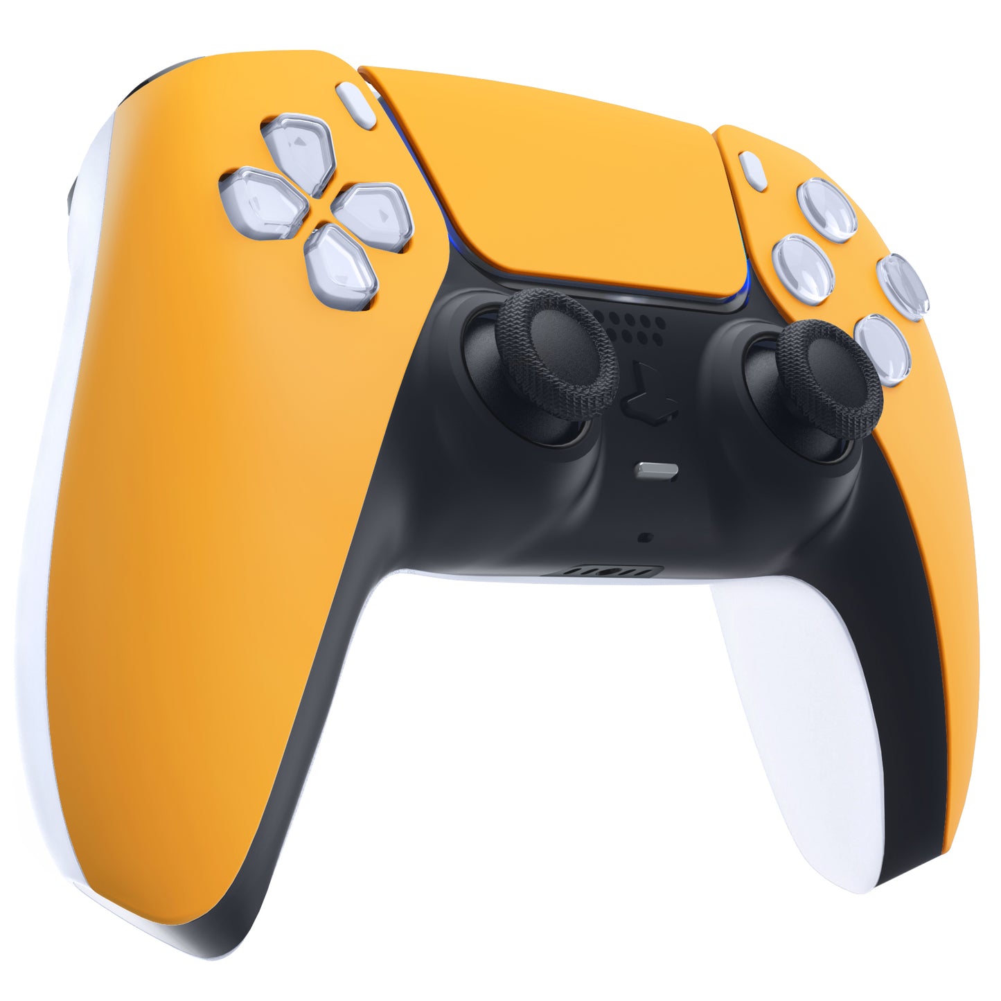 eXtremeRate PS5コントローラーBDM-010/020/030/040/050/060対応交換対応用フロントハウジングシェル＆タッチパッド【イエロー】