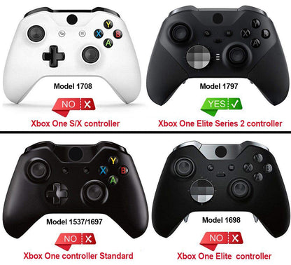 eXtremeRate Xbox One Elite Series 2&Elite 2 Coreコントローラー（モデル1797）用交換フロントハウジングシェルケース＆アクセントリング【暗闇で光る-メカイエロー】