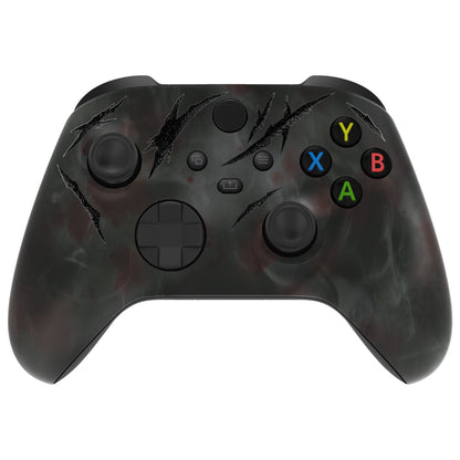 eXtremeRate Xbox Series X&Sコントローラー用交換フロントハウジングシェル【血の霧】