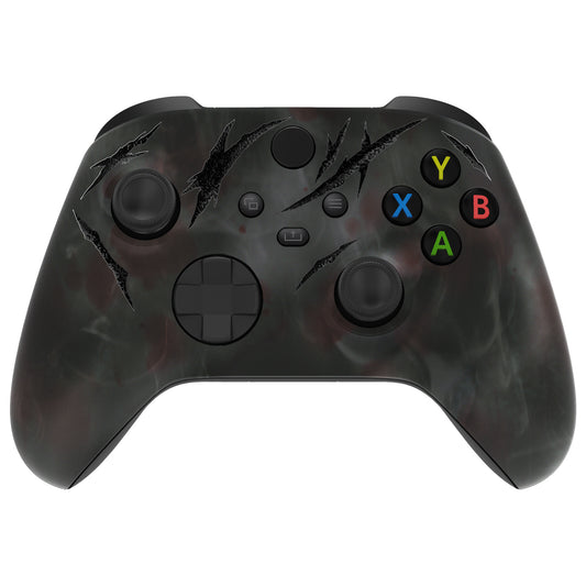 eXtremeRate Xbox Series X&Sコントローラー用交換フロントハウジングシェル【血の霧】
