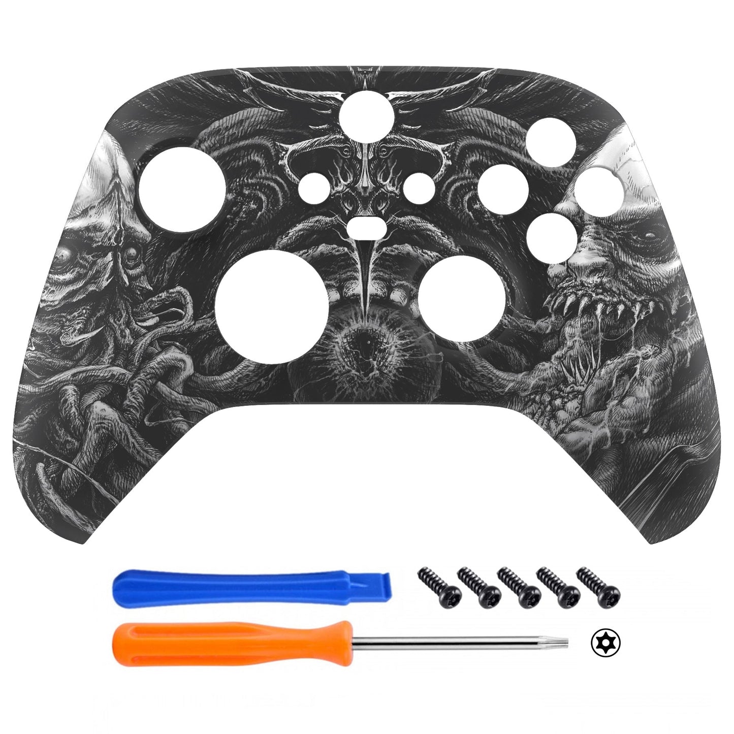 eXtremeRate Replacement Front Housing Shell for Xbox Series X & S Controller - Zombies eXtremeRate