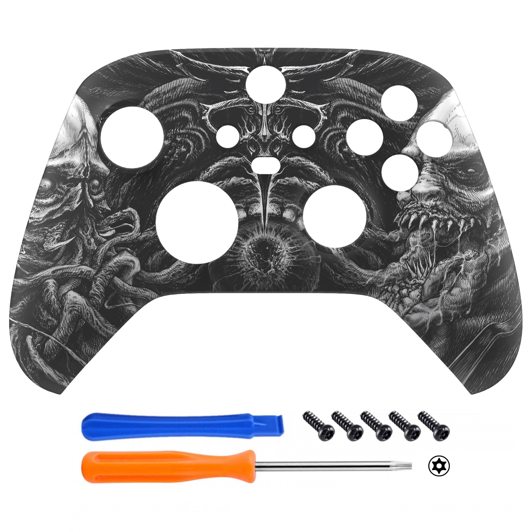 eXtremeRate Replacement Front Housing Shell for Xbox Series X & S Controller - Zombies eXtremeRate