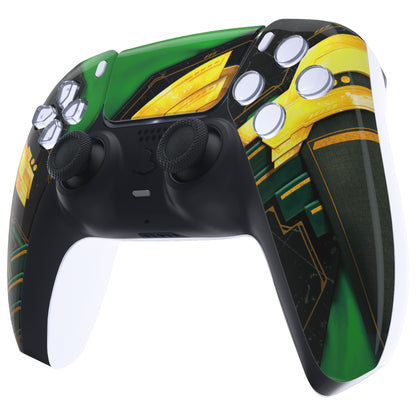 eXtremeRate PS5コントローラーBDM-010/020/030/040/050対応交換対応用フロントハウジングシェル＆タッチパッド【ラグナロクの鎧】