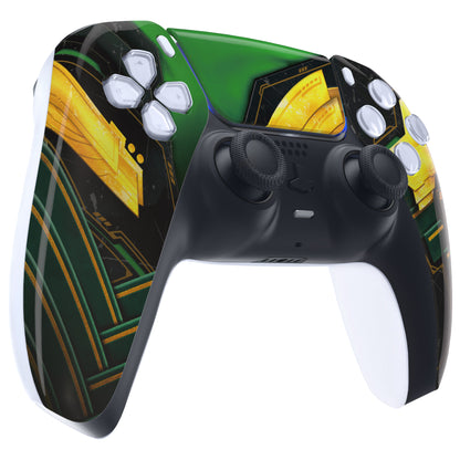 eXtremeRate PS5コントローラーBDM-010/020/030/040/050対応交換対応用フロントハウジングシェル＆タッチパッド【ラグナロクの鎧】