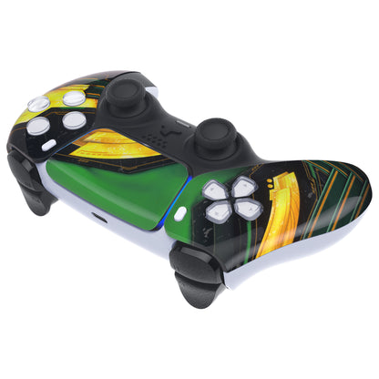 eXtremeRate PS5コントローラーBDM-010/020/030/040/050対応交換対応用フロントハウジングシェル＆タッチパッド【ラグナロクの鎧】