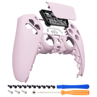 eXtremeRate PS5コントローラーBDM-010/020/030/040/050対応交換対応用フロントハウジングシェル＆タッチパッド【サクラピンク】