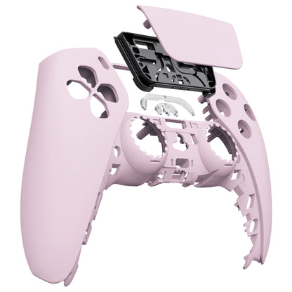 eXtremeRate PS5コントローラーBDM-010/020/030/040/050対応交換対応用フロントハウジングシェル＆タッチパッド【サクラピンク】