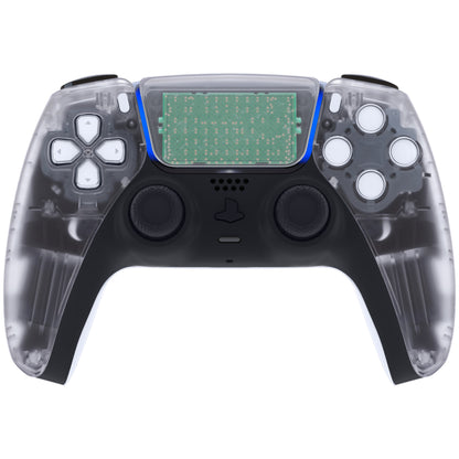 eXtremeRate PS5コントローラーBDM-010/020/030/040/050対応交換対応用フロントハウジングシェル＆タッチパッド【クリア】