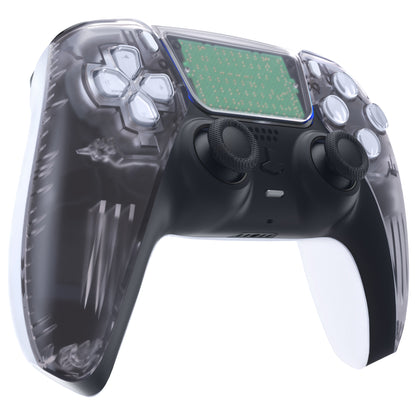 eXtremeRate PS5コントローラーBDM-010/020/030/040/050対応交換対応用フロントハウジングシェル＆タッチパッド【クリア】