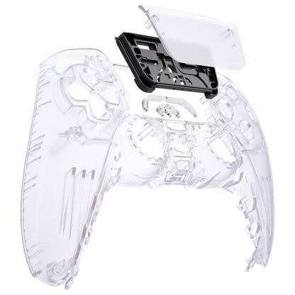 eXtremeRate PS5コントローラーBDM-010/020/030/040/050対応交換対応用フロントハウジングシェル＆タッチパッド【クリア】