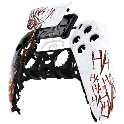 eXtremeRate PS5コントローラーBDM-010/020/030/040/050対応交換対応用フロントハウジングシェル＆タッチパッド【ピエロHAHAHA】