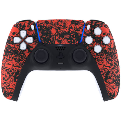 eXtremeRate PS5コントローラーBDM-010/020/030/040/050対応交換対応用フロントハウジングシェル＆タッチパッド【デーモン＆モンスターズ】