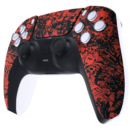 eXtremeRate PS5コントローラーBDM-010/020/030/040/050対応交換対応用フロントハウジングシェル＆タッチパッド【デーモン＆モンスターズ】