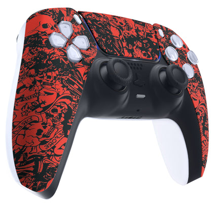 eXtremeRate PS5コントローラーBDM-010/020/030/040/050対応交換対応用フロントハウジングシェル＆タッチパッド【デーモン＆モンスターズ】