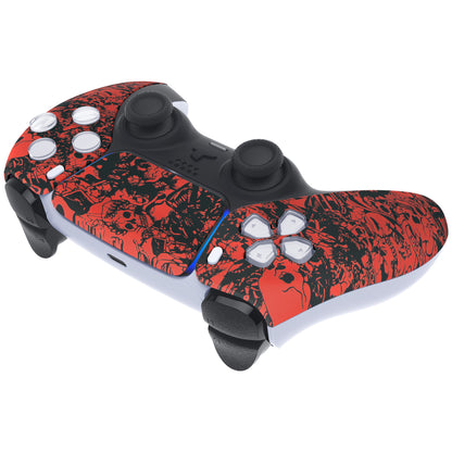 eXtremeRate PS5コントローラーBDM-010/020/030/040/050対応交換対応用フロントハウジングシェル＆タッチパッド【デーモン＆モンスターズ】