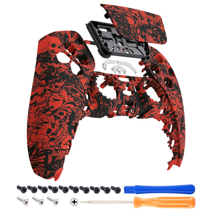 eXtremeRate PS5コントローラーBDM-010/020/030/040/050対応交換対応用フロントハウジングシェル＆タッチパッド【デーモン＆モンスターズ】