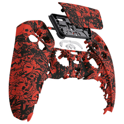 eXtremeRate PS5コントローラーBDM-010/020/030/040/050対応交換対応用フロントハウジングシェル＆タッチパッド【デーモン＆モンスターズ】
