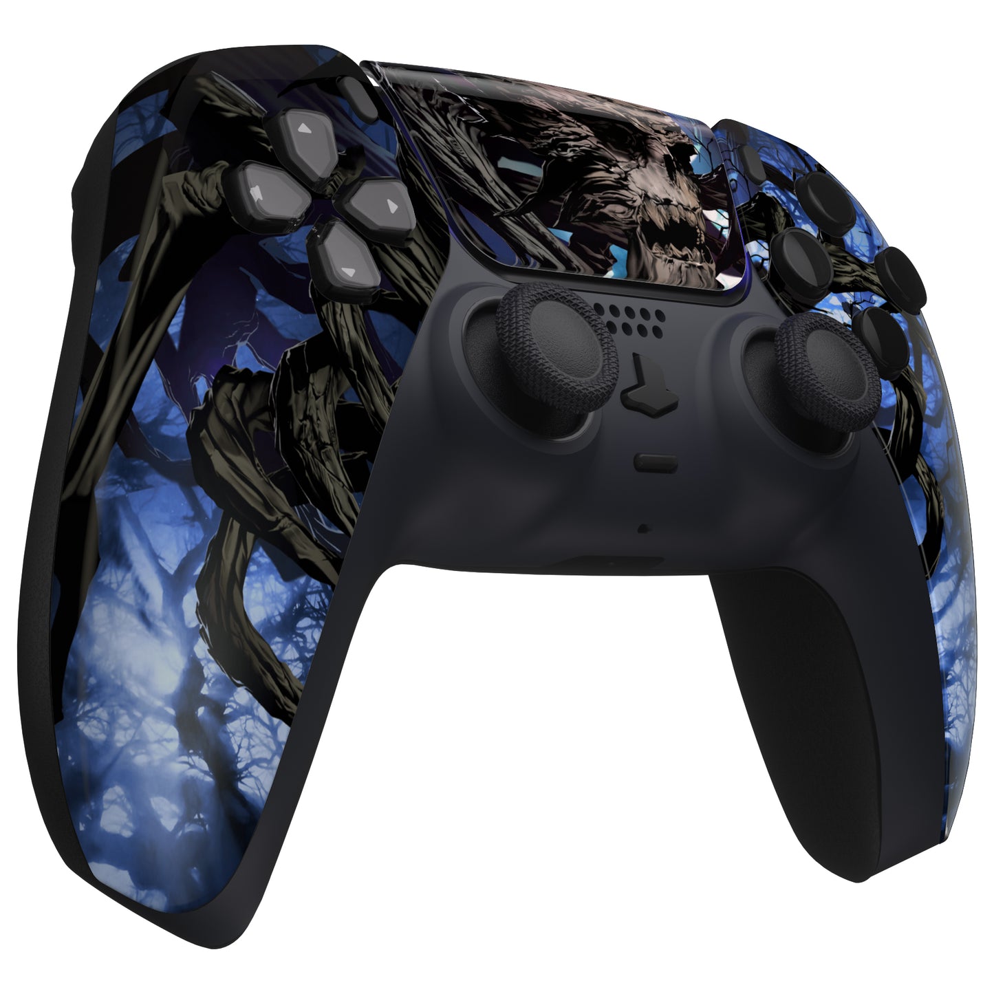 eXtremeRate PS5コントローラーBDM-010/020/030/040/050対応交換対応用フロントハウジングシェル＆タッチパッド【暗闇で光る-大地の主の目覚め】