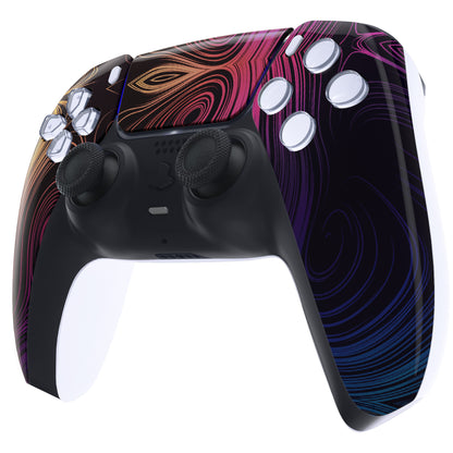 eXtremeRate PS5コントローラーBDM-010/020/030/040/050対応交換対応用フロントハウジングシェル＆タッチパッド【幻想空間】