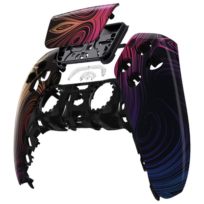 eXtremeRate PS5コントローラーBDM-010/020/030/040/050対応交換対応用フロントハウジングシェル＆タッチパッド【幻想空間】