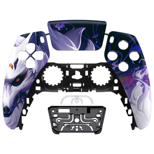 eXtremeRate PS5コントローラーBDM-010/020/030/040/050対応交換対応用フロントハウジングシェル＆タッチパッド【九尾の狐】