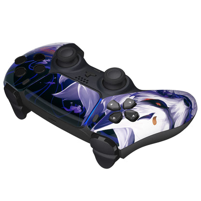 eXtremeRate PS5コントローラーBDM-010/020/030/040/050対応交換対応用フロントハウジングシェル＆タッチパッド【九尾の狐】