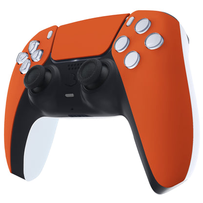 eXtremeRate PS5コントローラーBDM-010/020/030/040/050対応交換対応用フロントハウジングシェル＆タッチパッド【オレンジ】