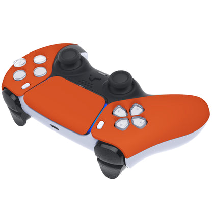 eXtremeRate PS5コントローラーBDM-010/020/030/040/050対応交換対応用フロントハウジングシェル＆タッチパッド【オレンジ】