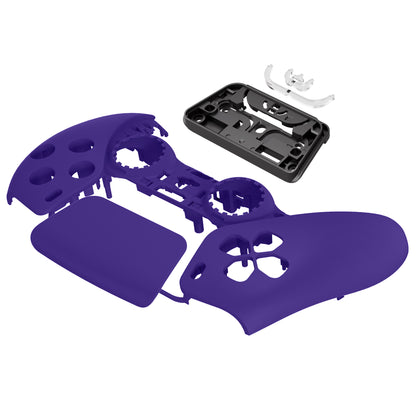 eXtremeRate PS5コントローラーBDM-010/020/030/040/050対応交換対応用フロントハウジングシェル＆タッチパッド【パープル】