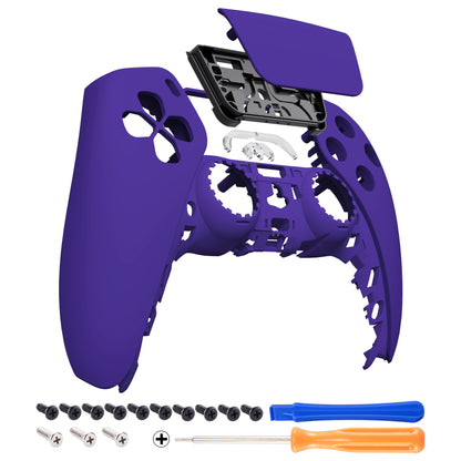 eXtremeRate PS5コントローラーBDM-010/020/030/040/050対応交換対応用フロントハウジングシェル＆タッチパッド【パープル】