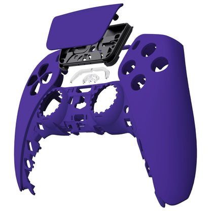 eXtremeRate PS5コントローラーBDM-010/020/030/040/050対応交換対応用フロントハウジングシェル＆タッチパッド【パープル】