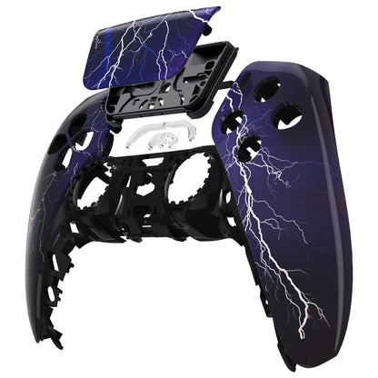 eXtremeRate PS5コントローラーBDM-010/020/030/040/050対応交換対応用フロントハウジングシェル＆タッチパッド【紫の嵐】