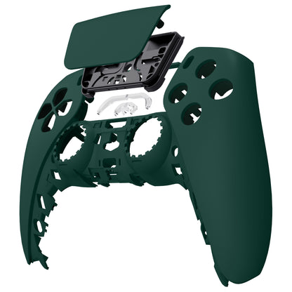 eXtremeRate PS5コントローラーBDM-010/020/030/040/050対応交換対応用フロントハウジングシェル＆タッチパッド【レーシンググリーン】