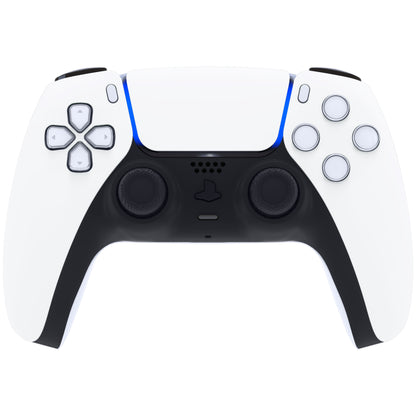 eXtremeRate PS5コントローラーBDM-010/020/030/040/050対応交換対応用フロントハウジングシェル＆タッチパッド【ホワイト】
